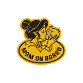 Mom on Board Car Decal for Safety Awareness